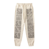 Saint Michael ST334 Grid Panel Graphic Sweatpants