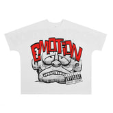 Mixed Emotion Graphic Skull Tee