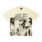 Mixed Emotion Distressed Graphic Tee