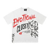 Mixed Emotion Distressed Graphic Tee