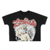 Mixed Emotion Character Graphic Tee