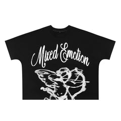 Mixed Emotion Rhinestone Graphic Tee