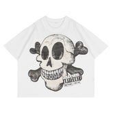 Mixed Emotion Skull Graphic Tee