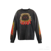 Saint Michael Live In Hell Graphic Vintage Sweatshirt