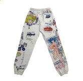 Saint Michael ST904 All-Over Graffiti Collage Sweatpants