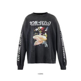 Saint Michael Multi-Patch Artwork Vintage Sweatshirt