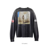 Saint Michael Portrait Graphic & Back Illustration Sweatshirt