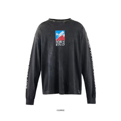 Saint Michael Flying Heart Graphic Vintage Sweatshirt