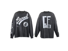 Saint Michael Cursive Script & Back Monogram Sweatshirt