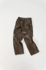 Saint Michael NST018 Distressed Workwear Straight Pants