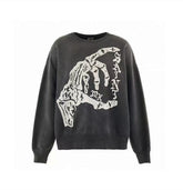 Saint Michael ST1013 Skeleton Hand Graphic Sweatshirt