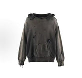 Saint Michael ST920 Distressed Patch Hoodie