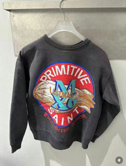 Saint Michael ST1020 Circular Emblem Graphic Sweatshirt