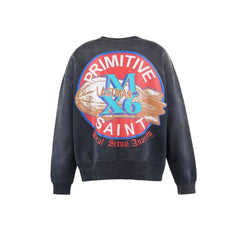 Saint Michael ST1020 Circular Emblem Graphic Sweatshirt