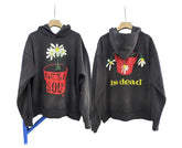 Saint Michael ST1040 Flower Graphic Hoodie