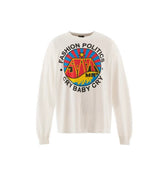 Saint Michael Circular Graphic Badge Print Sweatshirt