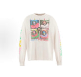 Saint Michael Pop-Art Collage Printed Sweatshirt