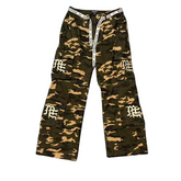MIXED EMOTION Camo Graphic Utility Cargo Pants