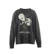 Saint Michael Figure Graphic & Back Illustration Sweatshirt