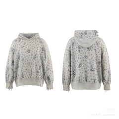 Saint Michael ST1016 Splatter Effect Hoodie