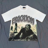 Mixed Emotion Silhouette Graphic T-Shirt