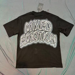 Mixed Emotion Skeleton Character Graphic Tee