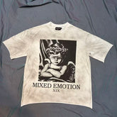 Mixed Emotion Vintage Portrait Graphic Tee