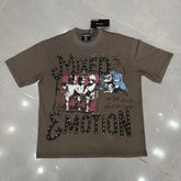 Mixed Emotion Dual Panel Graphic Tee