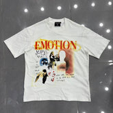 Mixed Emotion Character Graphic Tee