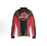 Saint Michael Vintage Paneled Graphic Long Sleeve Sweatshirt