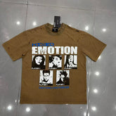 Mixed Emotion Portrait Graphic T-Shirt