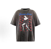 Saint Michael Saint Love Graphic Silhouette Vintage T-Shirt