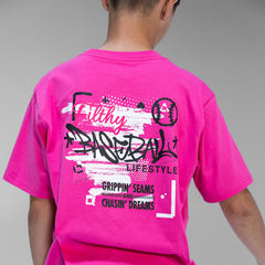Graffiti Youth Tee - Pink