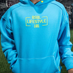 Off-Field Performance Hoodie - Highlighter Blue