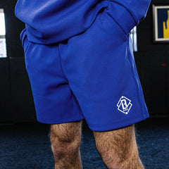 Diamond Tech Jacquard Youth Shorts - Royal Blue