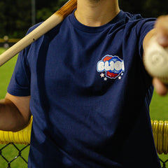 Cotton Candy Tee - Navy
