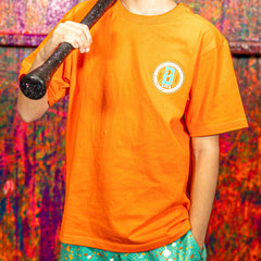 Splatter Established Tee - Orange
