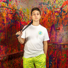 Splatter Established Tee - White