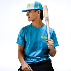 Established Tee - Highlighter Blue