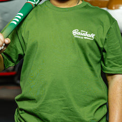 Established Tee - Green/Bone
