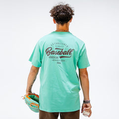 Established Tee - Mint/Brown