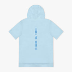 BSBL-SZN Youth Short Sleeve Hoodie V3 - Powder Blue/Wavy