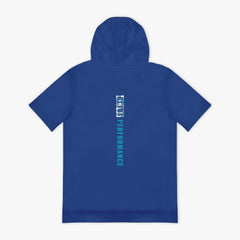 BSBL-SZN Youth Short Sleeve Hoodie V3 - Royal Blue/Oceans