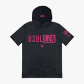 BSBL-SZN Short Sleeve Youth Hoodie V3 - Dark Gray