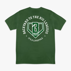 Backyard To Big League Tee - Green