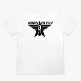 Born to Fly Youth Tee - BL White