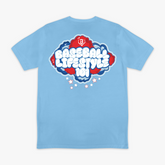 Cotton Candy Tee - Light Blue
