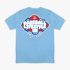 Cotton Candy Tee - Light Blue