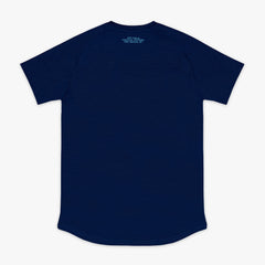 Diamond Tech Tee - Navy/Light Blue