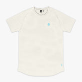 Diamond Tech Youth Tee - Bone/Light Blue